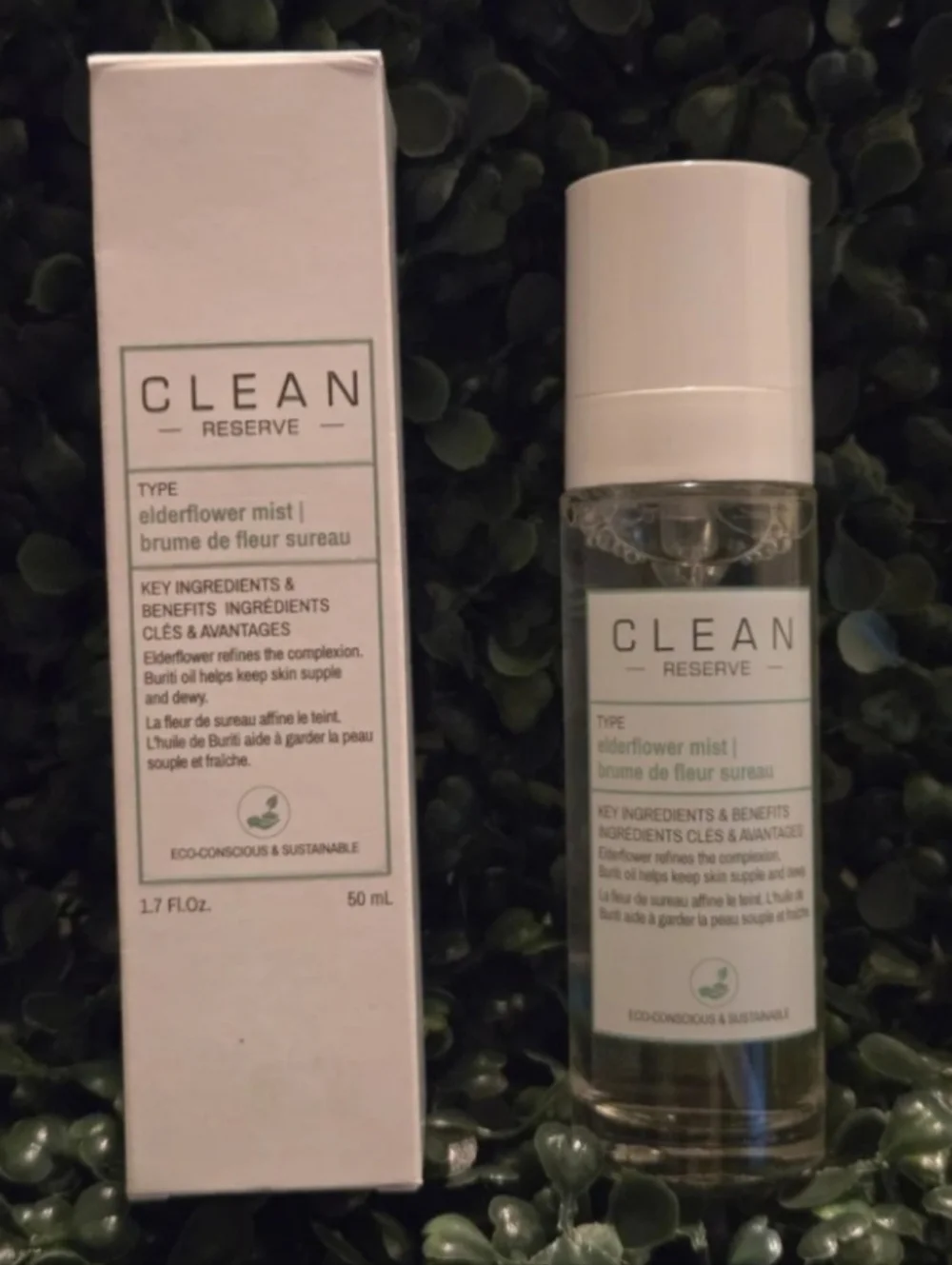 CLEAN RESERVE Facial Spray Hydrating Liquid 1.7 oz NIB